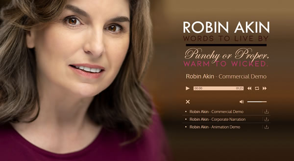 Robin Akin branding by Celia Siegel Management