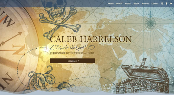 Caleb Harrelson branding by Celia Siegel Management