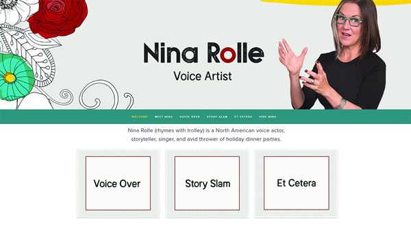Nina Rolle branding by Celia Siegel Management