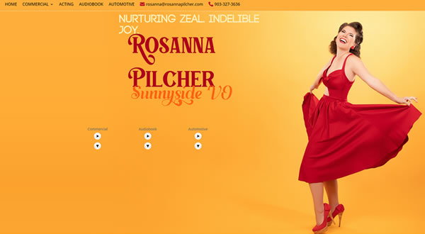 Rosanna Pilcher branding by Celia Siegel Management