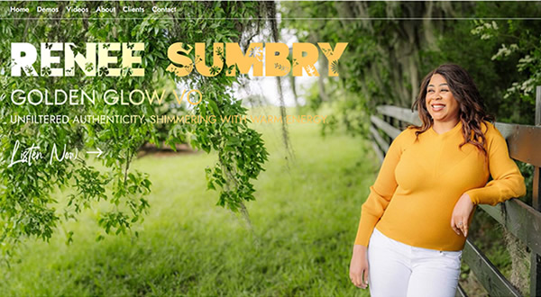 Renee Sumbry branding by Celia Siegel Management