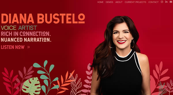 Diana Bustelo branding by Celia Siegel Management