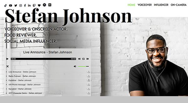 Stefan Johnson branding by Celia Siegel Management